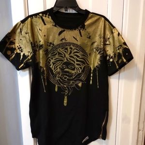Media Gold graphic t shirt by Screenshot